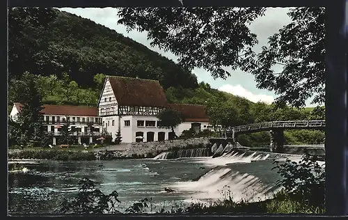 AK Thiergarten / Donau, Gasthaus und Pension Neumühle