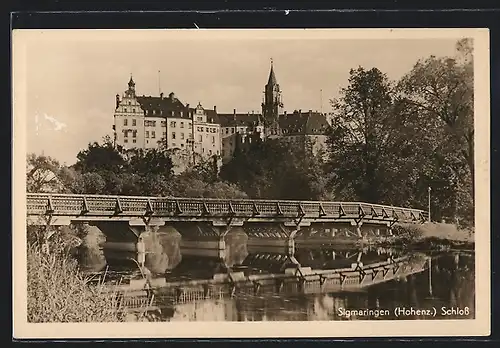 AK Sigmaringen /Hohenz., Ansicht vom Schloss