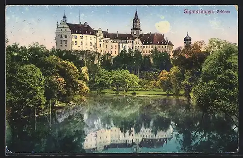 AK Sigmaringen, Partie am Schloss