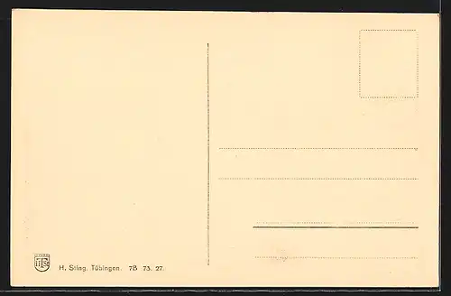 AK Sigmaringen, Teilansicht mit Wohnhäusern