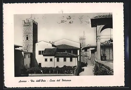 AK Arezzo, Via dell`Orto, Casa del Petrarca