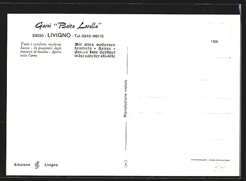 AK Livigno, Garni Baita Lorella
