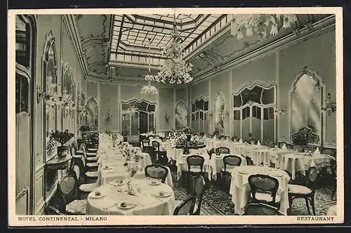 AK Milano, Restaurant des Hotels Continental