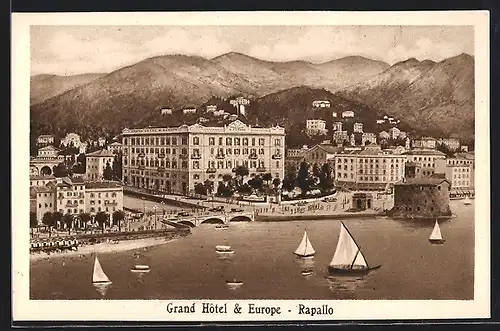 AK Rapallo, Grand Hôtel & Europe, Segelboote