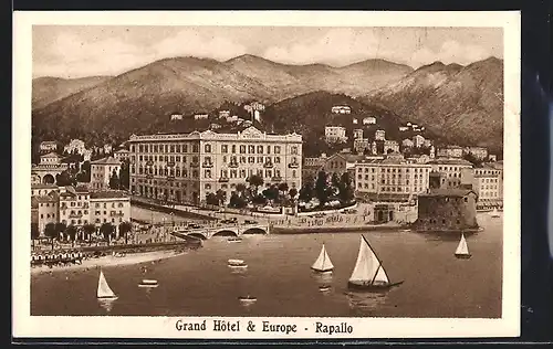AK Rapallo, Grand Hôtel & Europe, Segelboote