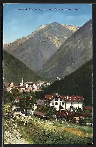 AK Franzensfeste an der Brennerbahn, Panorama