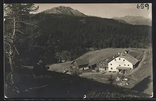 AK Lana, Blick auf das Jocher Gasthaus