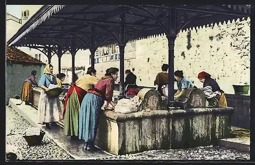 AK Sanremo, Popolane al Lavatoio, Waschfrauen