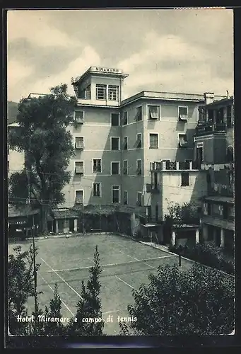 AK Arenzano, Hotel Miramare e campo di tennis