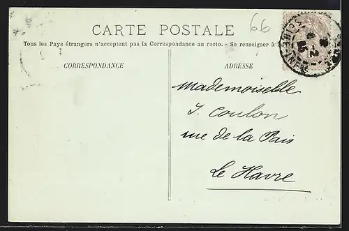 AK Le Havre, le funiculaire de la côte, Bergbahn