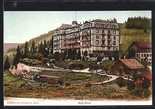 AK Rigi-First, Hotel und Bergbahn
