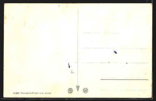 AK Schynige Platte-Bahn, Bergbahnfahrt vor der Jungfrau