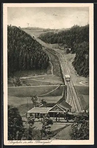 AK Schwarzatal /Thür. Wald, Bergbahn Obstfelderschmiede-Lichtenhain-Oberweissbach
