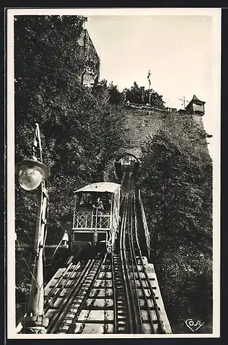 AK Hohensalzburg, Drahtseilbahn, Funicular Railway