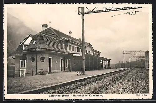 AK Kandersteg, Bahnhof, Lötschbergbahn