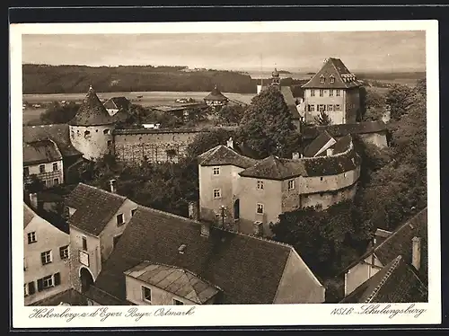 AK Hohenberg / Eger, Blick auf die NSLB-Schulungsburg