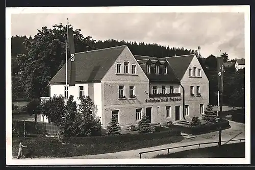 AK Sohland /Kr. Bautzen, NSV-Kinder-Erholungsheim, Sächs. Fechtschule, 