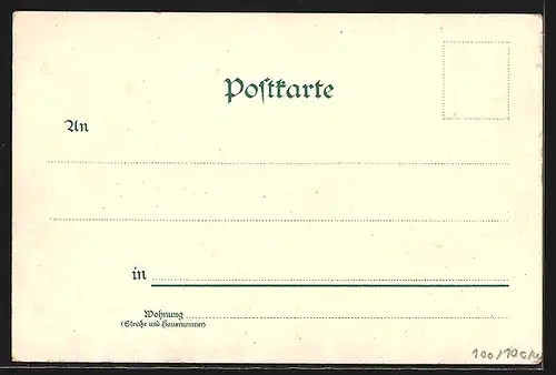 Lithographie Berlin, National Denkmal, Münze von Wilhelm der grosse Deutsche Kaiser, Flaggen