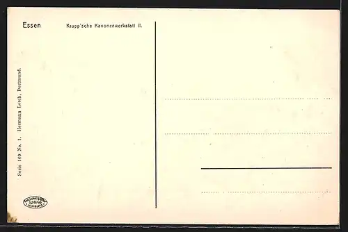 AK Essen, Krupp`sche Kanonenwerkstatt II