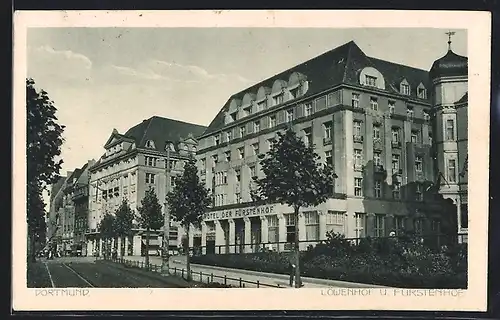 AK Dortmund, Hotels Löwenhof und Fürstenhof