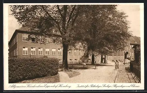 AK Hamburg, Allgemeines Krankenhaus Eppendorf, Institut für Pathologie, Serologie und Chemie