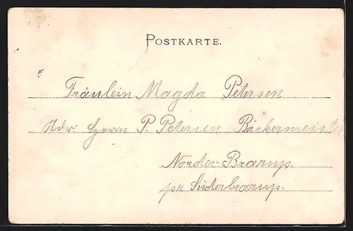 AK Flensburg, Kaiserliche Post