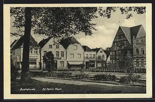 AK Buxtehude, Häuser am St. Petri-Platz