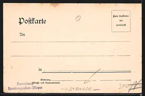 AK Buxtehude, Häuserzeile, Strasse am Westfleet