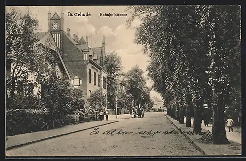 AK Buxtehude, Partie in der Bahnhofstrasse