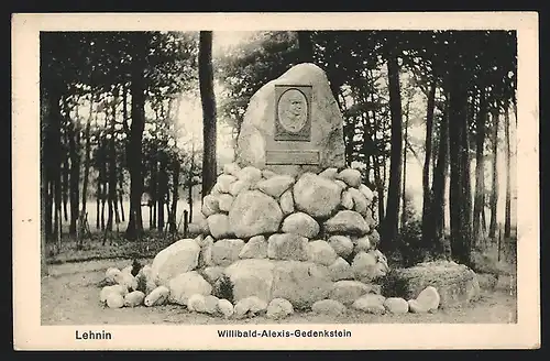 AK Lehnin, Willibald-Alexis-Gedenkstein