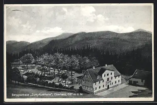 AK Goslar / Oberharz, Berggasthaus zum Auerhahn