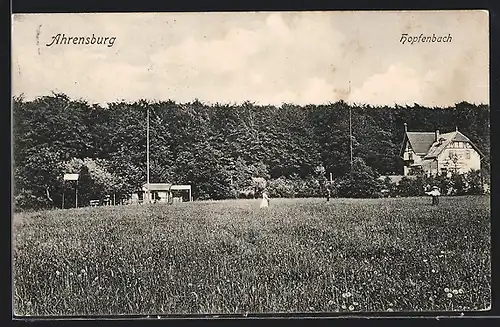 AK Ahrensburg / Holstein, Gasthaus am Hopfenbach