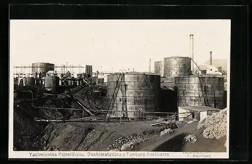 AK Yacimientos Petroliferos, Deshidratadora y Tanques Auxiliares