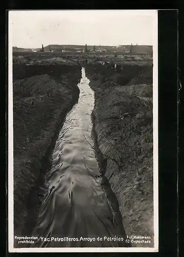 AK Argentinien, Yac. Petroliferos, Arroyo de Petróleo, Erdölgewinnung