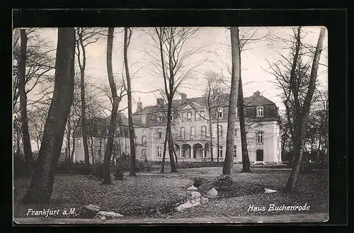 AK Frankfurt-Niederrad, Hotel Haus Buchenrode