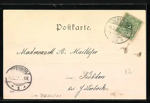 AK Berlin, Augusta-Hospital, Scharnhorststrasse 3