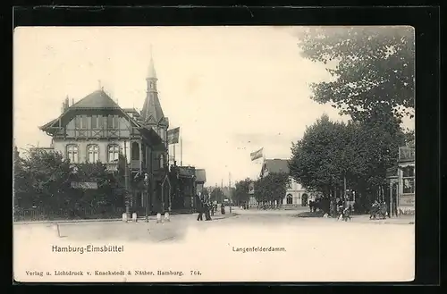 AK Hamburg-Eimsbüttel, Langenfelderturm