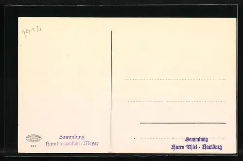 AK Hamburg-Hohenfelde, Strassenbahn in der Lübeckerstrasse