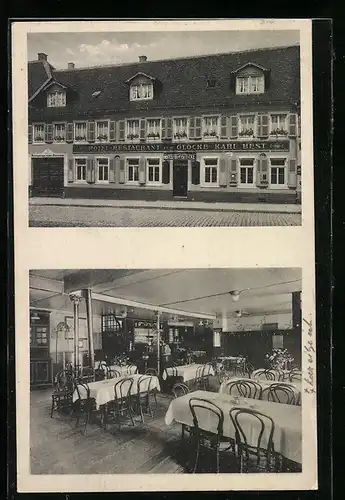 AK St. Ingbert, Hotel Restaurant Zur Glocke, Innenansicht