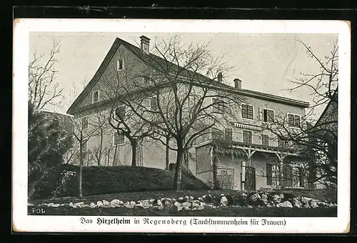 AK Regensberg, Das Hirzelheim, Taubstummenheim für Frauen