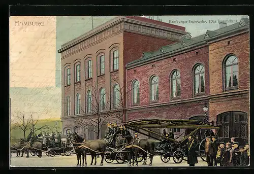 AK Hamburg, Ausrücken der Feuerwehr