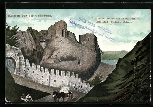 AK Meissen / Elbe, Meissen vor der Gründung