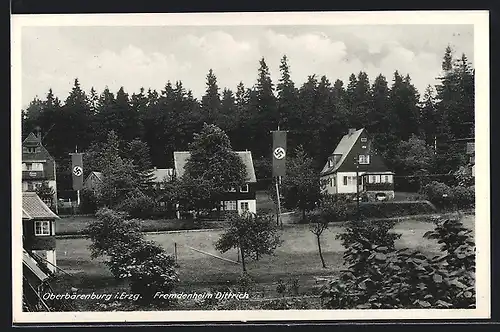 AK Oberbärenburg i. Erzg. Hotel Fremdenheim Dittrich, 