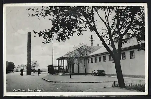 AK Zeithain, Strassenpartie am Hauptlager