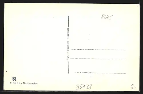 AK Bad Steben, Kurhaus mit banner