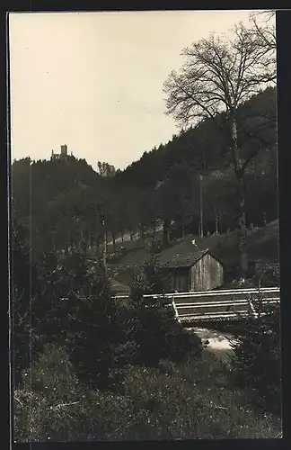 Foto-AK Zavelstein, Blick auf die Ruine
