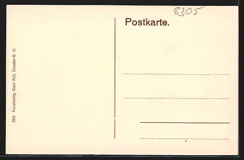 AK Königstein (Sächs Schweiz), Ortsansicht mit Feldern und Festung