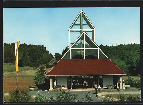 AK Autobahnkirche Maria, Schutz der Reisenden, Ausfahrt Adelsried