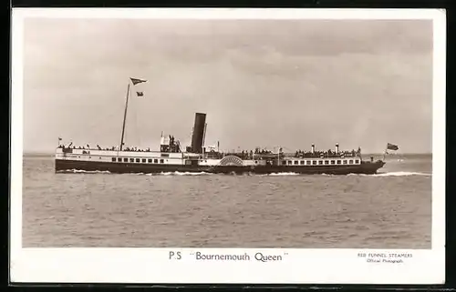 AK P. S. Bournemouth Queen im Wasser