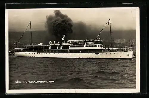 AK S /S Prestolonaslednik Petar unter Volldampf